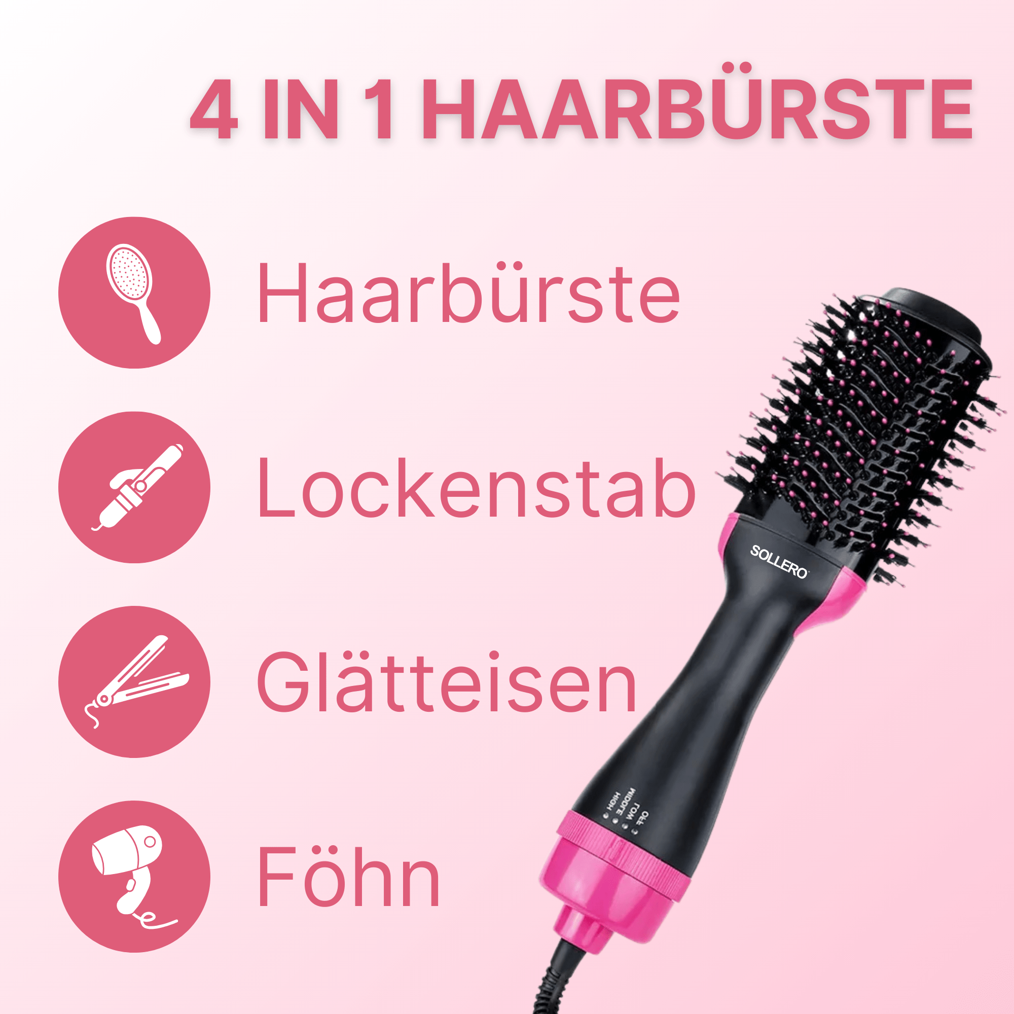 Warmluftbürste - Sollero Beauty